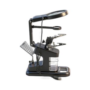 Loupe de soudage éclairage LED avec pince
