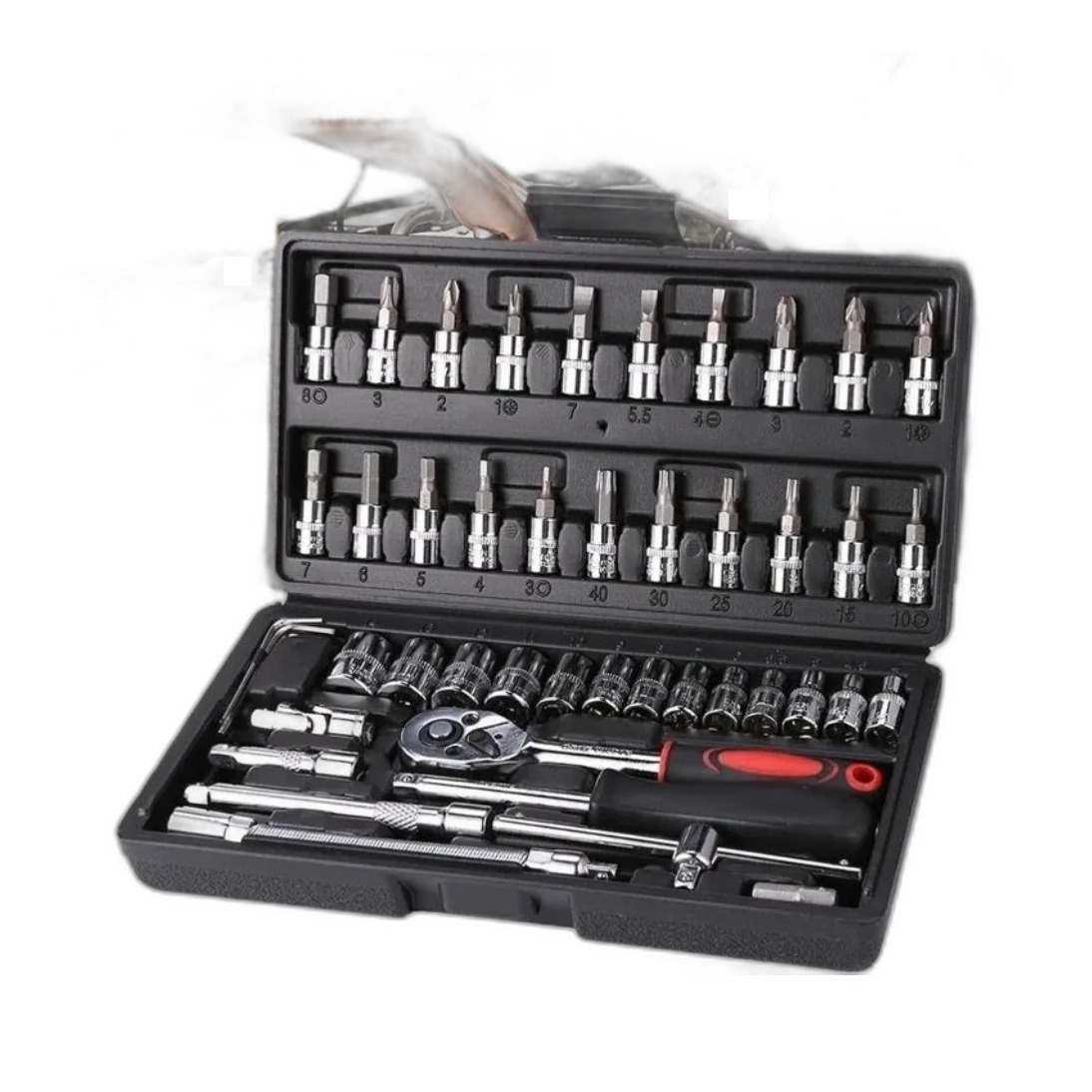 abl-e0c592bed403edff4a376bda79b41b92 Kit d’outils en acier 9 pièces avec pince