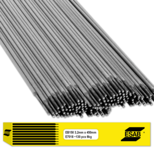 Électrodes EB150 3,2mm x 450mm E7018 ESAB Électrodes basiques non alliées