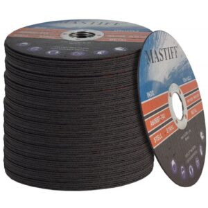 50x disques pour couper le métal 125x1x22,2 – Mastiff