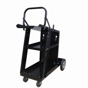 Chariot de soudage MIG avec étagère pour bouteille – Sherman