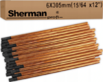 Électrodes de gougeage cuivrées 305 mm – Sherman – vue 3