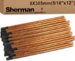 Électrodes de gougeage cuivrées 305 mm – Sherman – vue 4