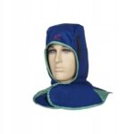Cagoule soudage bleue, ignifugé M Weldas