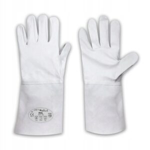 Gants de soudage RSL en cuir de chèvre souple de couleur naturelle