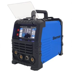 Soudeuse inverter 130A – MIG Sans Gaz + MMA + TIG Lift – Synergique, 2T/4T, Écran LED – DIGIMIG 141 CORE – Sherman